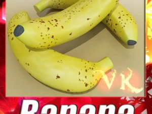 香蕉高细节 3D 模型