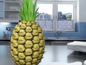 pineapple high detail 3D Model