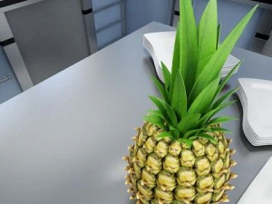pineapple high detail 3D Model