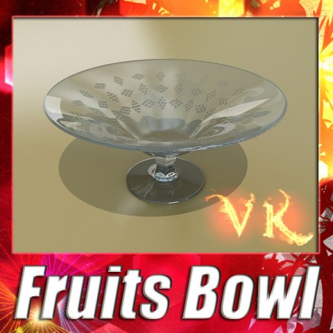 glass compote bowl Modèle 3D .c4d .max .obj .3ds .fbx .stl .blend 