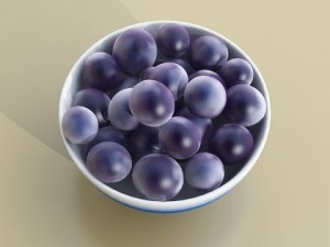 blue bowl 13 3D Model