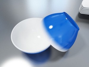 blue bowl 13 3D Model