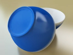 blue bowl 13 3D Model
