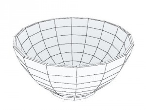 blue bowl 13 3D Model