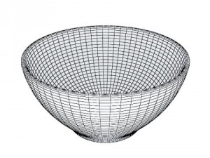 blue bowl 13 3D Model
