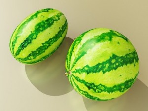watermelon high res texture 3D Model