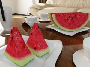 watermelon high res textures 3D Модель