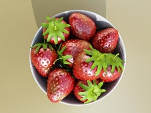 photorealistic strawberry high res 3Dモデル