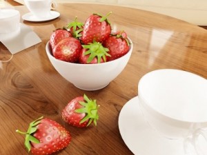 photorealistic strawberry high res 3Dモデル