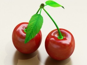 photorealistic cherries high res Model 3D