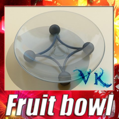 contemporary decorative bowl 14 3D Model .c4d .max .obj .3ds .fbx .stl .blend