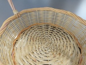wicker basket collection 4 items Model 3D
