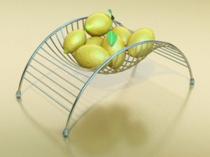metal basket collection 3D Model