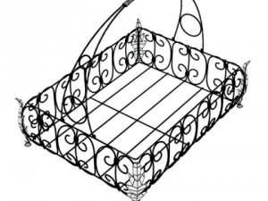 metal basket collection 3D Model