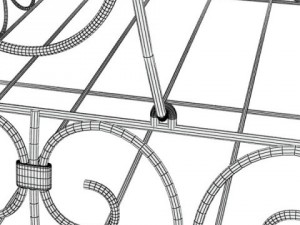 metal basket collection 3D Model