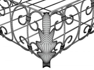 metal basket collection 3D Model