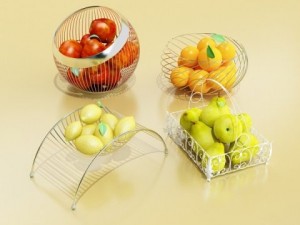fruits  basket collection Model 3D