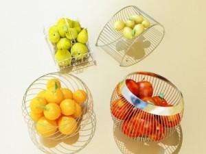 fruits  basket collection Model 3D