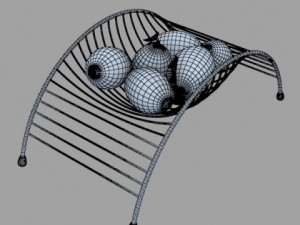 fruits  basket collection Model 3D