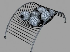 fruits  basket collection 3D Model