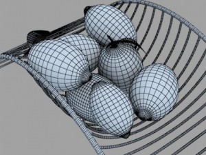fruits  basket collection Model 3D
