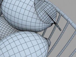 fruits  basket collection Model 3D