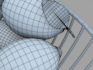 fruits  basket collection 3D Model