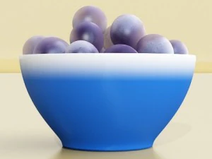 grapes collection high detailed 3D Model