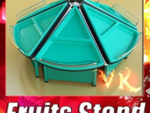 produce store display fixture 3D 모델