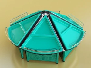 fruit stand store display smoothable 3D Model
