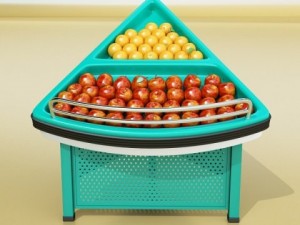 fruit stand store display Model 3D