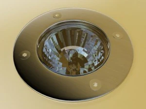 halogen lamp 01 high detail 3D Model