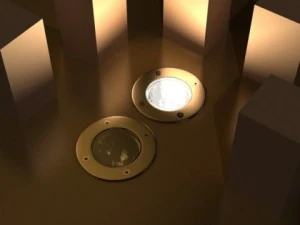 halogen lamp 01 high detail 3D Model