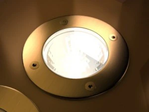 halogen lamp 01 high detail 3D Model