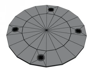 halogen lamp 01 high detail 3D Model