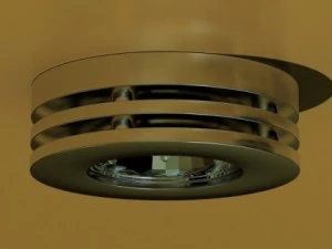 halogen lamp 02 high detail 3D Model