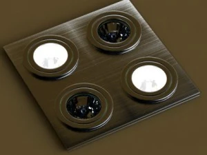 10 halogen lamp collection 3D Model