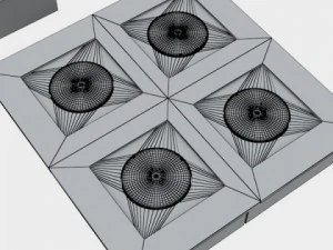 10 halogen lamp collection 3D Model