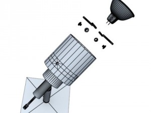 10 halogen lamp collection 3D Model