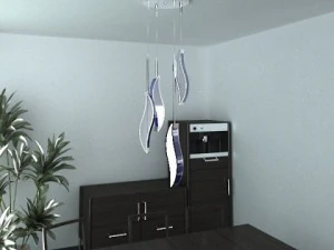 10 modern pendant lamp collection 3D Model