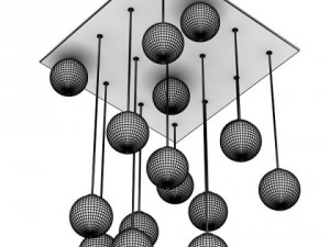 10 modern pendant lamp collection Modèle 3D
