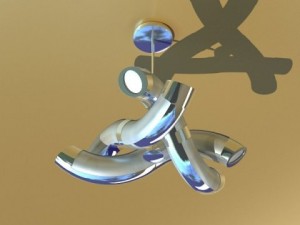 10 modern pendant lamp collection Modèle 3D