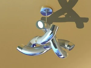 10 modern pendant lamp collection 3D Model