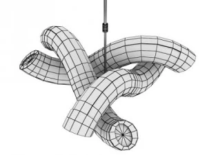 10 modern pendant lamp collection 3D Model