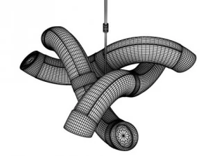 10 modern pendant lamp collection 3D Model