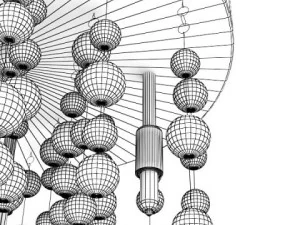 10 modern pendant lamp collection 3D Model