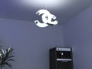 10 modern pendant lamp collection 3D Model