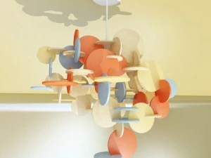 10 modern pendant lamp collection 3D Model