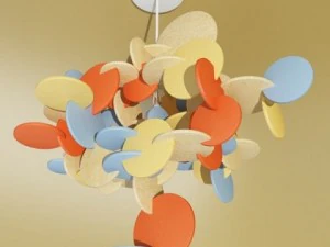 10 modern pendant lamp collection 3D Model
