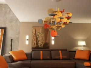 10 modern pendant lamp collection 3D Model